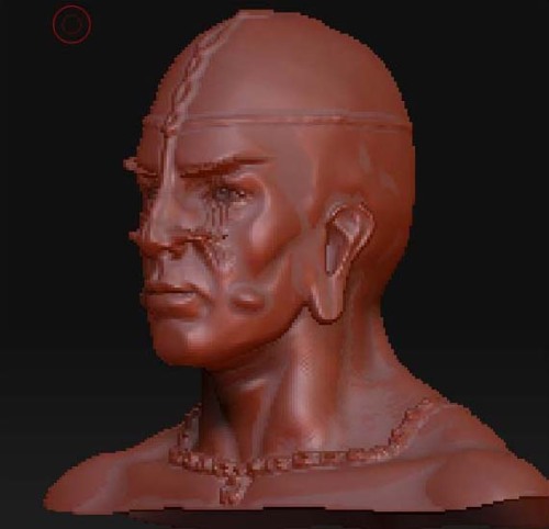 This is a screenshot of one of my projects in ZBrush.